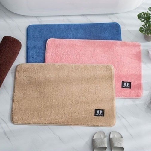 Thảm Lau Chân Nỉ Chống Trượt Thấm Hút Nước 40 X 60 CM  A1062
