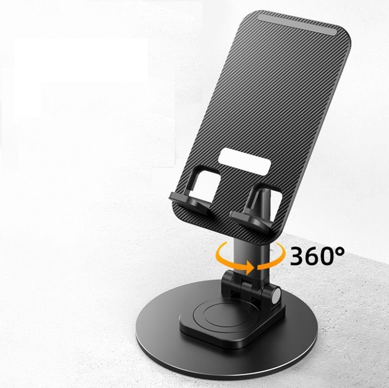 Giá Đỡ Điện Thoại Chân Tròn Xoay 360 Độ Để Bàn Nhựa A3521