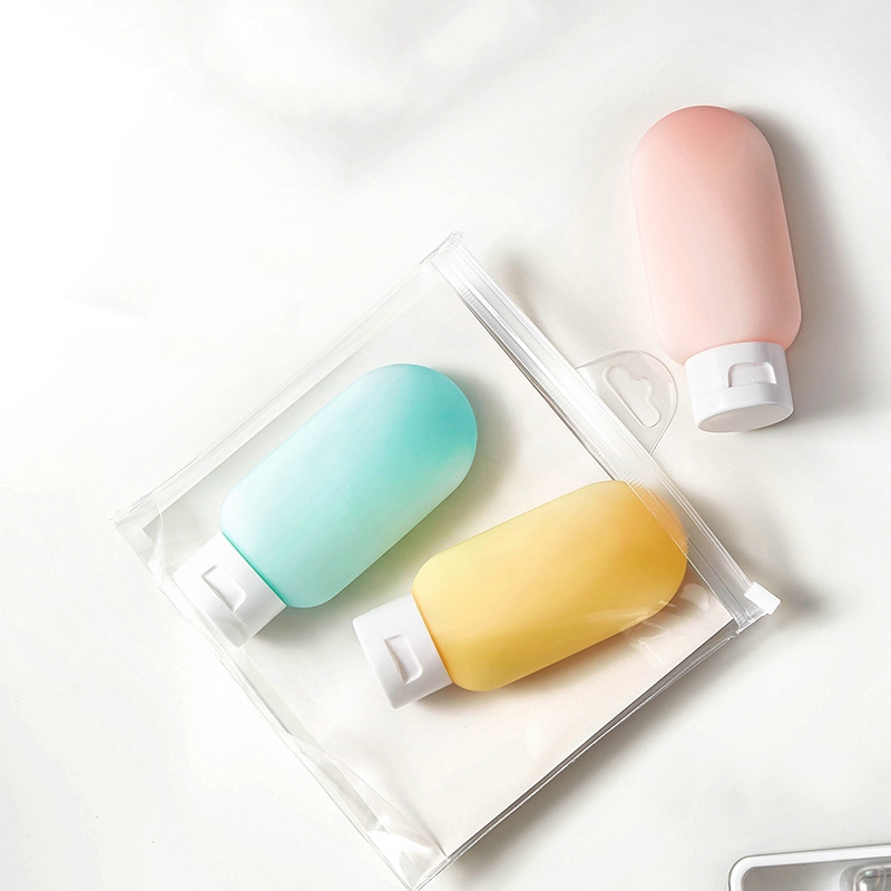 Bộ 3 Lọ Chiết Mỹ Phẩm Silicon Cao Cấp A3752