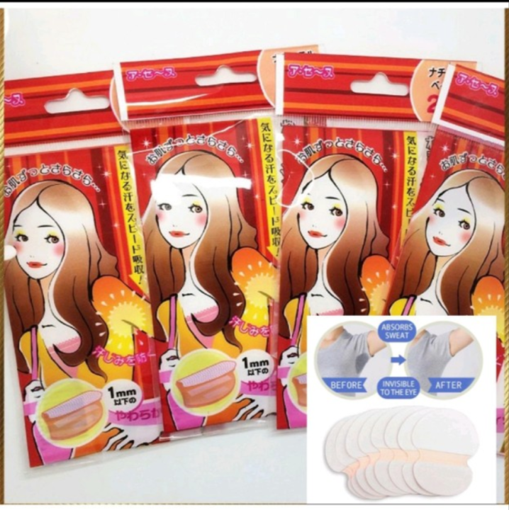 Túi 2 Miếng Dán Khử Mùi Hôi Nách Chống Thấm Mồ Hôi Giúp Khô Thoáng A2542