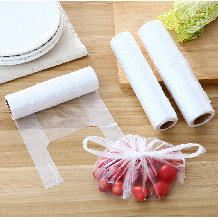 Combo 3 Cuộn Túi Đựng Thực Phẩm Sinh Học 30/25/30CM Cuộn Túi Bóng Nhiều Kích Cỡ Bọc Đựng Thức Ăn Tủ Lạnh A5611