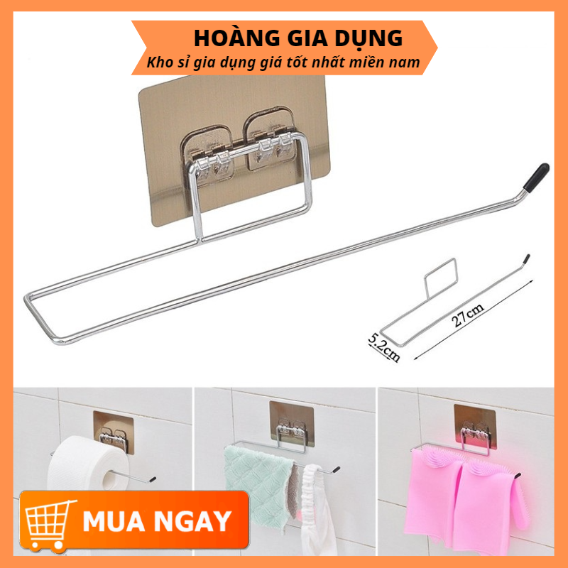Giá Móc Treo Cuộn Giấy Nhà Bếp Giấy Vệ Sinh Treo Khăn A1922
