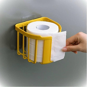 Giỏ Đựng Giấy Vệ Sinh Dán Tường Đựng Khăn Giấy Trong Toilet Việt Nhật (Model: 3380) A0723