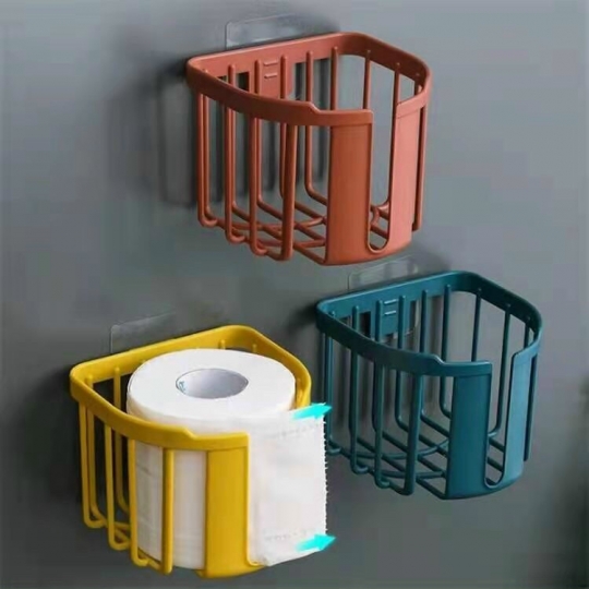 Giỏ Đựng Giấy Vệ Sinh Dán Tường Đựng Khăn Giấy Trong Toilet Việt Nhật (Model: 3380) A0723