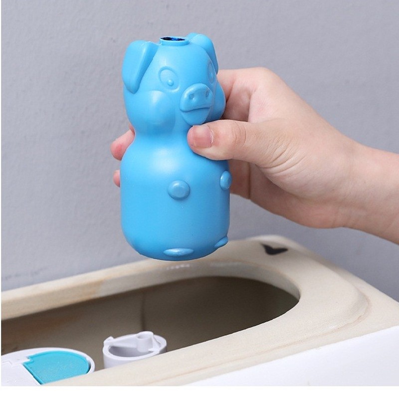 Heo Thả Bồn Cầu Khử Mùi Diệt Khuẩn_ Tạo Nước Màu Xanh A2621