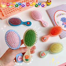 Lược Chải Tóc Mini Thiết Kế Đệm Khí Dễ Thương Tiện Dụng A2523