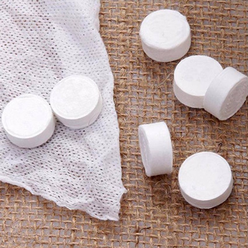 Khăn Giấy Nén Dạng Viên Kẹo Khăn Lau Mặt Dùng 1 Lần  A1444