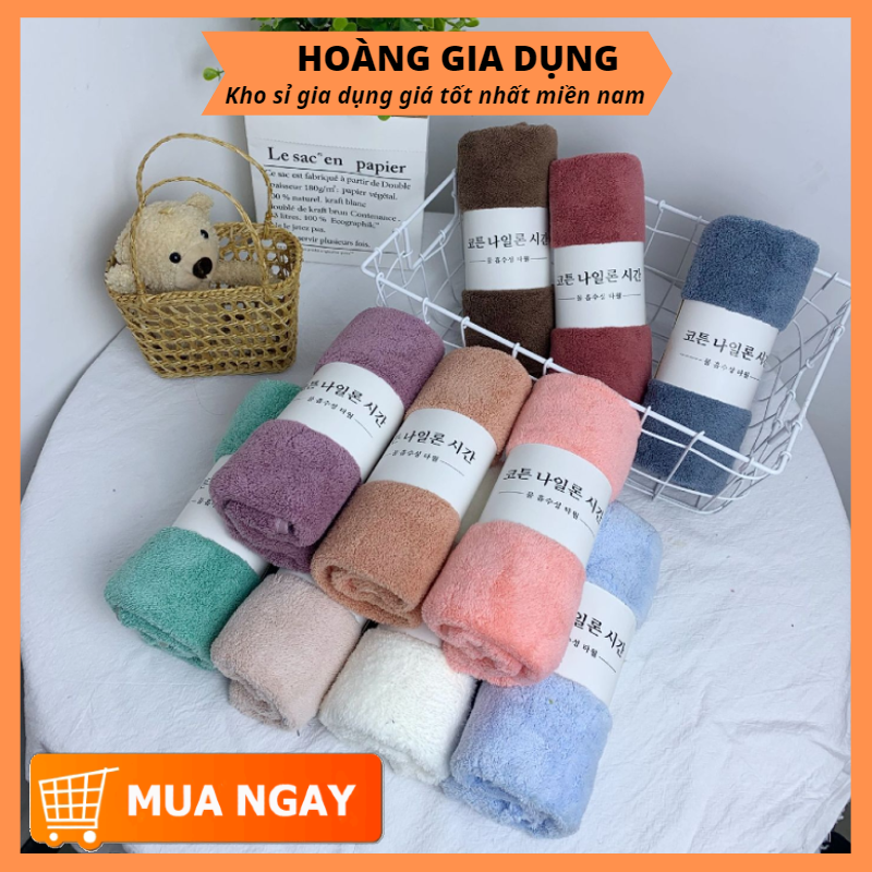 Khăn Tắm Hàn Quốc Cỡ Lớn 140 X 70CM Lông Cừu Siêu Dày Mềm Mịn A3141