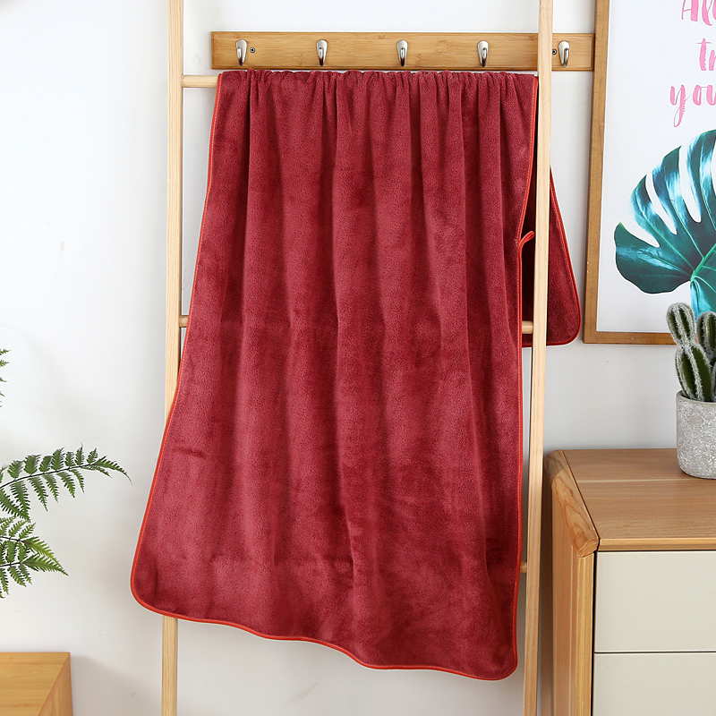 Khăn Tắm Hàn Quốc Cỡ Lớn 140 X 70CM Lông Cừu Siêu Dày Mềm Mịn A3141