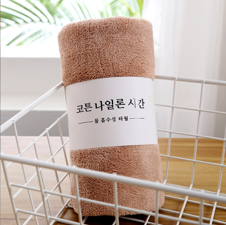 Khăn Tắm Hàn Quốc Cỡ Lớn 140 X 70CM Lông Cừu Siêu Dày Mềm Mịn A3141