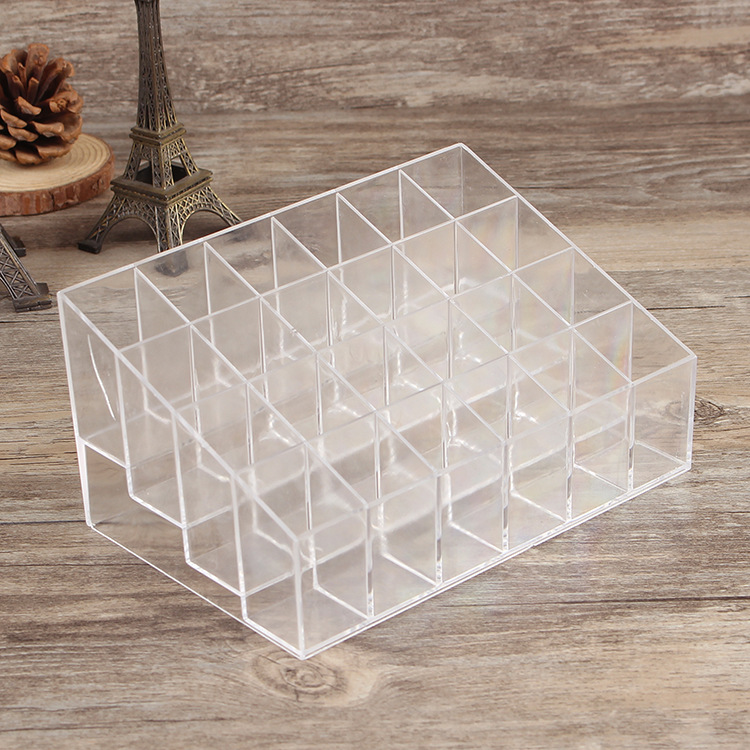 Khay Đựng Son Đựng Mỹ Phẩm Trong Suốt 24 ô A1163