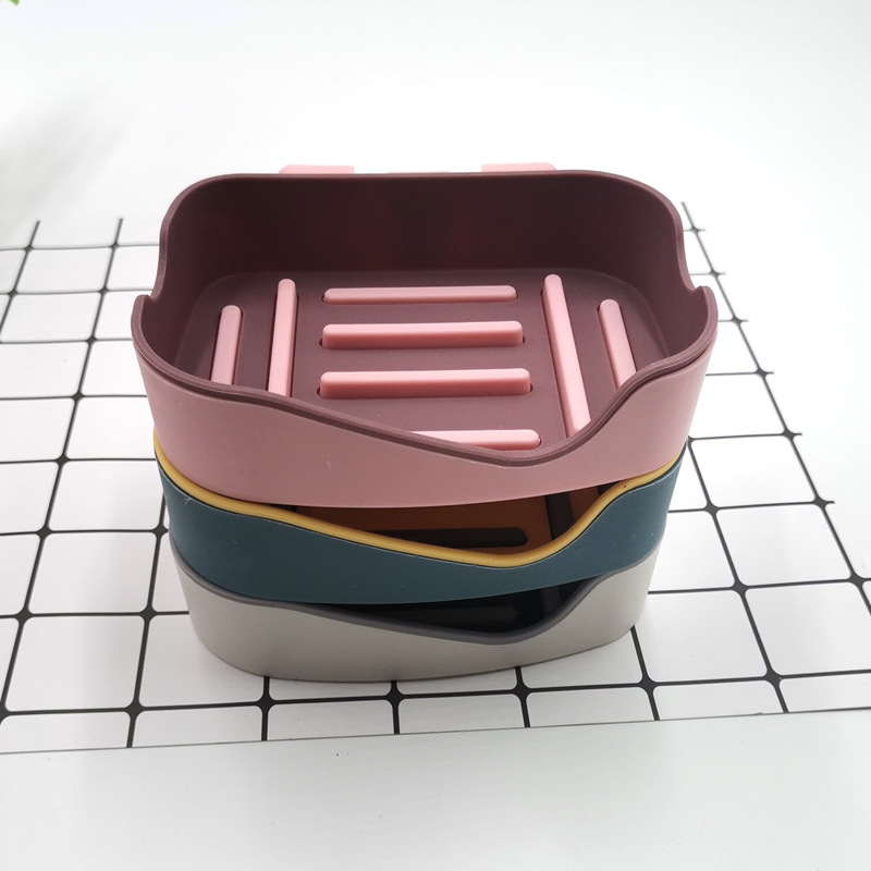 Khay Đựng Xà bông Dán Tường Kệ Dán Tường Kệ Nhà Tắm 2 Lớp A1854