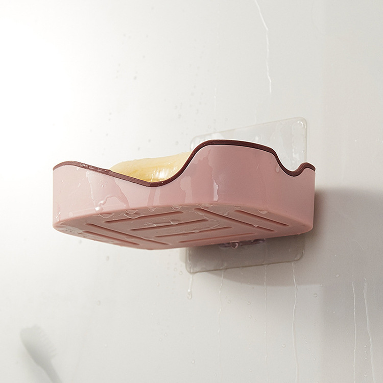 Khay Đựng Xà bông Dán Tường Kệ Dán Tường Kệ Nhà Tắm 2 Lớp A1854