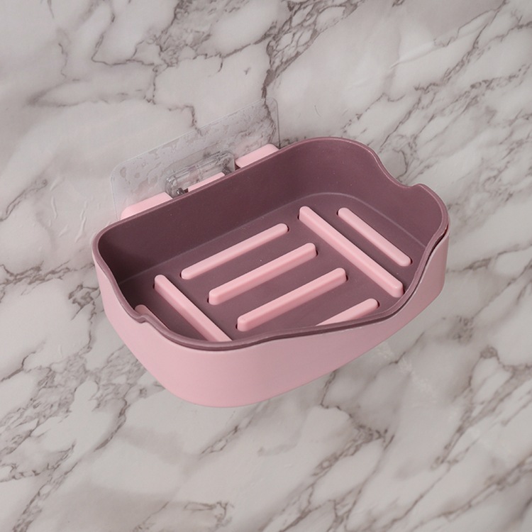 Khay Đựng Xà bông Dán Tường Kệ Dán Tường Kệ Nhà Tắm 2 Lớp A1854