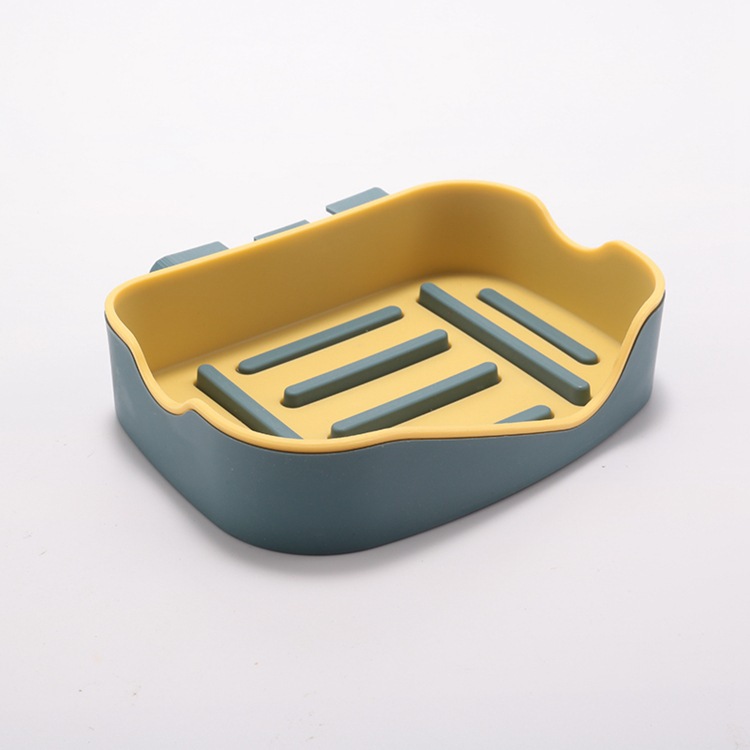 Khay Đựng Xà bông Dán Tường Kệ Dán Tường Kệ Nhà Tắm 2 Lớp A1854