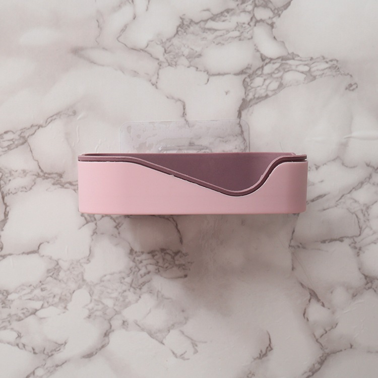 Khay Đựng Xà bông Dán Tường Kệ Dán Tường Kệ Nhà Tắm 2 Lớp A1854