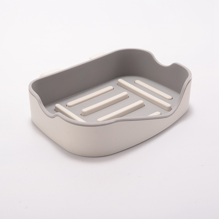 Khay Đựng Xà bông Dán Tường Kệ Dán Tường Kệ Nhà Tắm 2 Lớp A1854