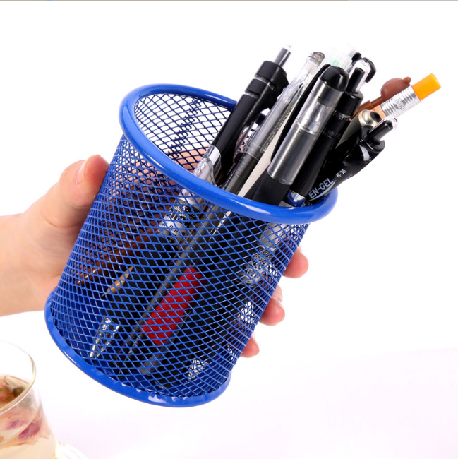 Hộp Đựng Bút Lưới Sắt Kim loại nhiều màu A3943