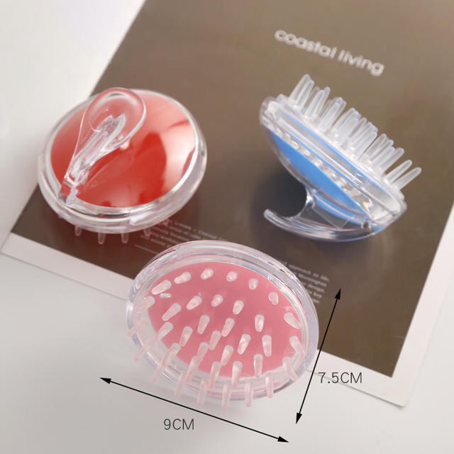 Lược Gội Đầu Massage Gai Silicon Mát Xa Da Đầu Giảm Rụng Tóc Kích Thích Mọc Tóc A2133