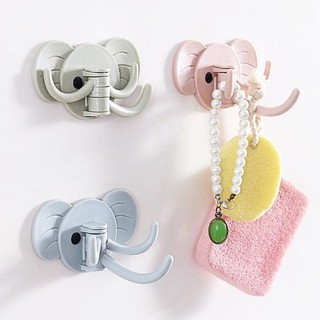 Móc Dán Tường Hình Voi Dán Tường Treo Quần Áo Vật Dụng A1046