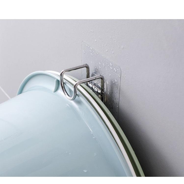 Móc Treo Chậu Dán Tường Inox Treo Dao Thớt Đa Năng A1933