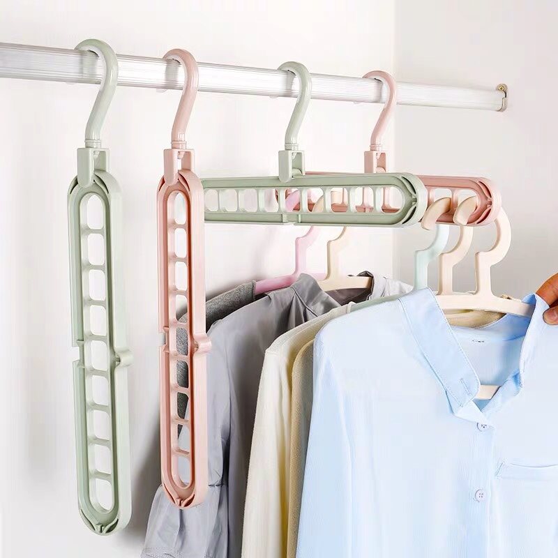 Móc Treo Quần Áo Đa Năng 9 Lỗ Tiện Dụng A3332