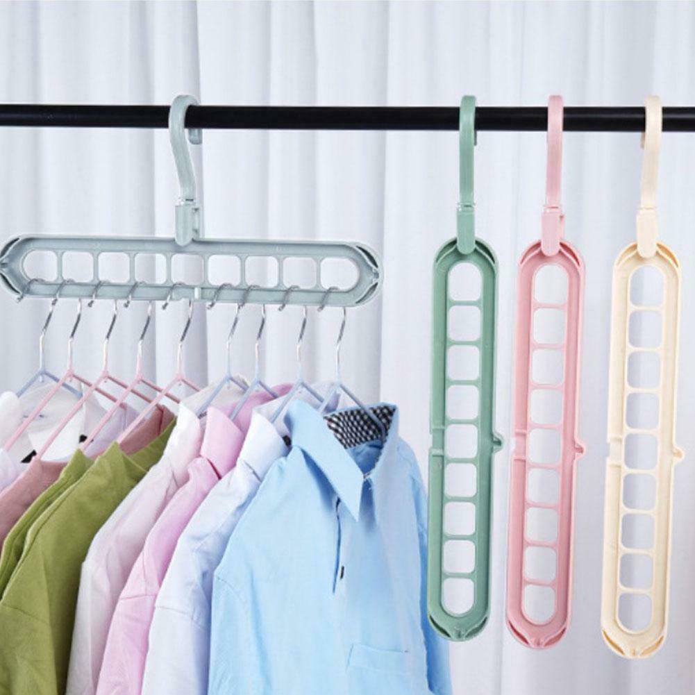 Móc Treo Quần Áo Đa Năng 9 Lỗ Tiện Dụng A3332