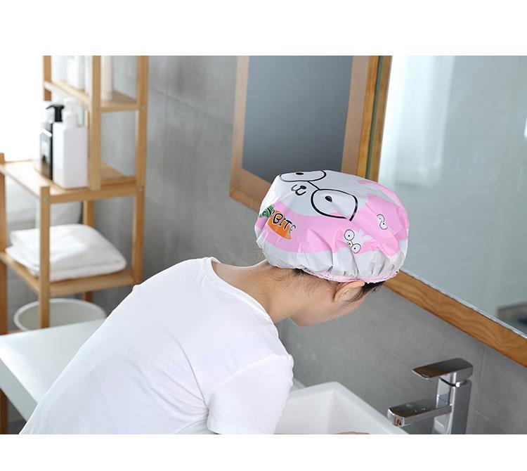 Mũ Tắm Gội Trùm Đầu Chống Nước Ướt Tóc A4032