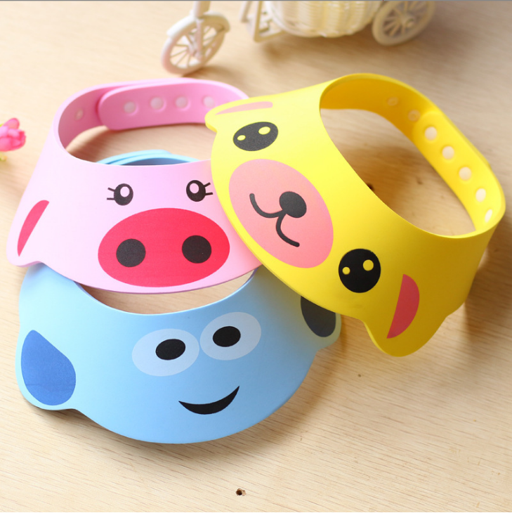 Nón Tắm Gội Đầu chắn Nước Cho Bé Mũ Tắm Khô Tóc Hình Thú Cho Bé A3851