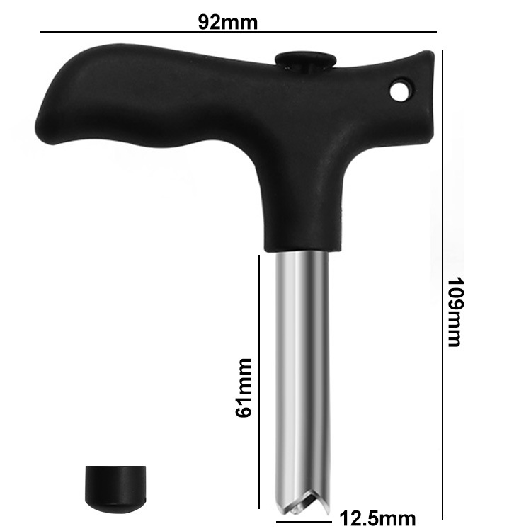 Dụng cụ mở dừa bằng thép không gỉ cầm tay dao cắt dừa dụng cụ mở lỗ dừa dụng cụ lấy lõi dừa dụng cụ đục lỗ L0133