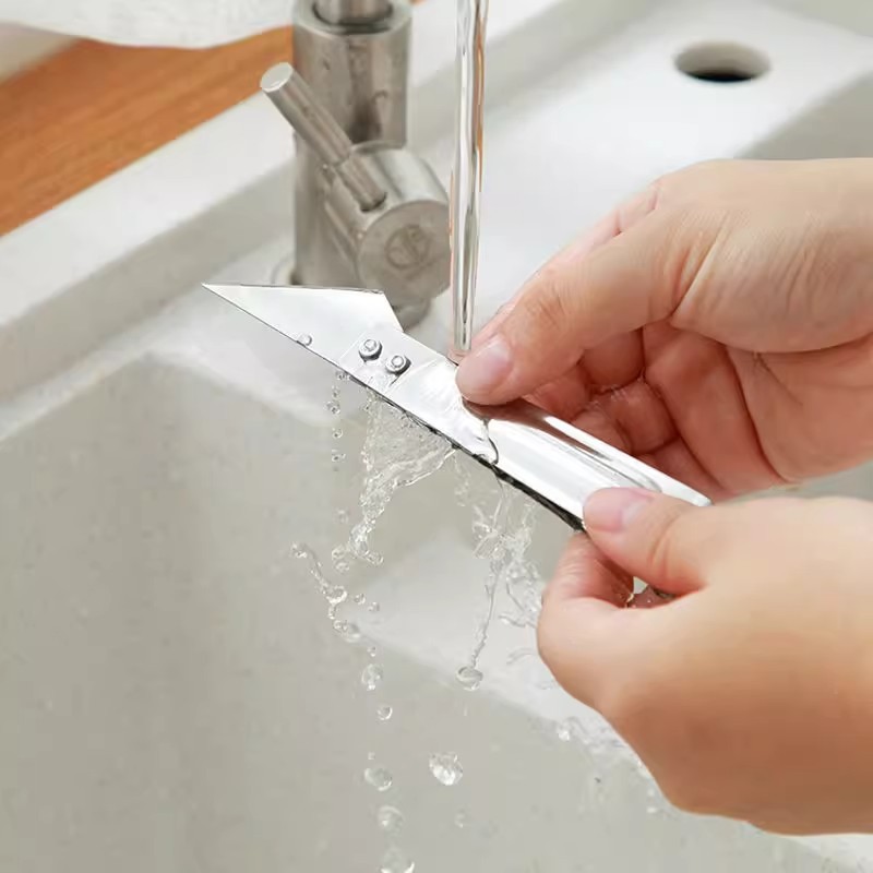 Dao cạo nhổ  lông lợn vịt gà bằng thép không gỉ kẹp lông ngỗng kẹp nhổ lông đa năng L0941