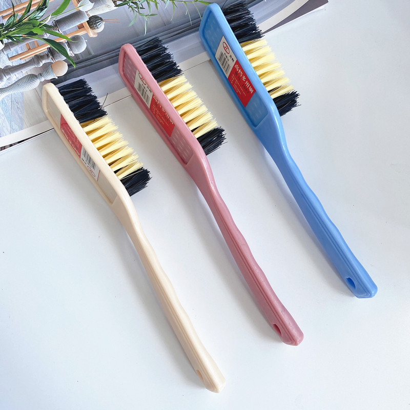Bàn chải đánh giày cán dài hai tông màu, bàn chải đánh giày cán nhiều màu L2022