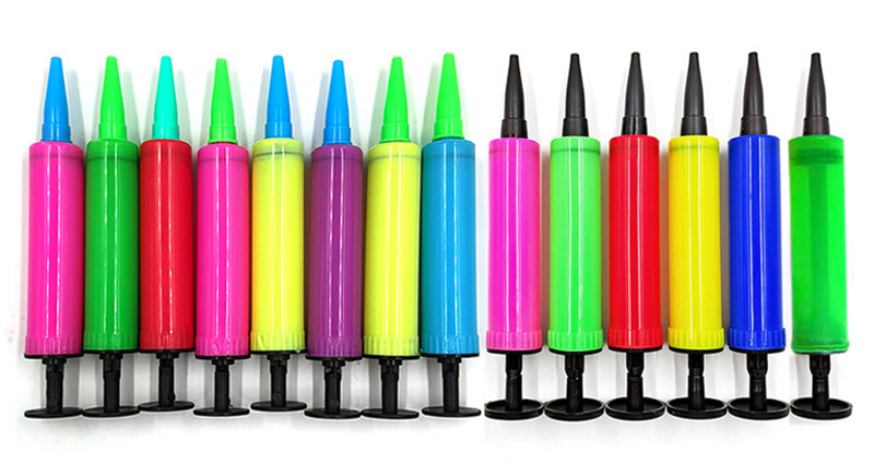 Bơm bóng bay mini cầm tay đẩy bơm khí bóng số trang trí tiệc L0654