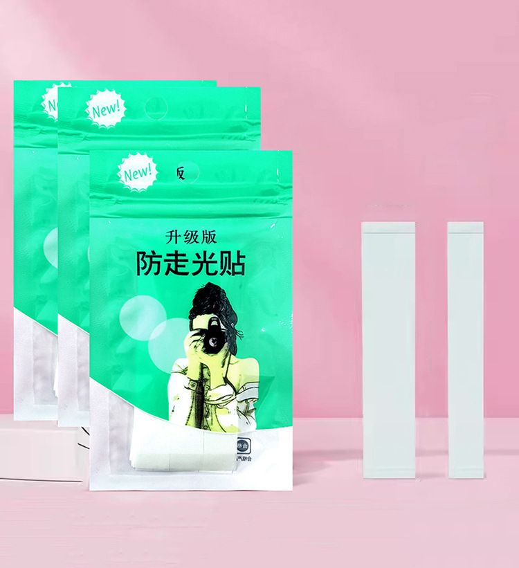 Bịch 36 Miếng dán chống lộ ngực miếng dán chống rò rỉ ở ngực và cổ, miếng dán hai mặt dán dây đeo vai A1125