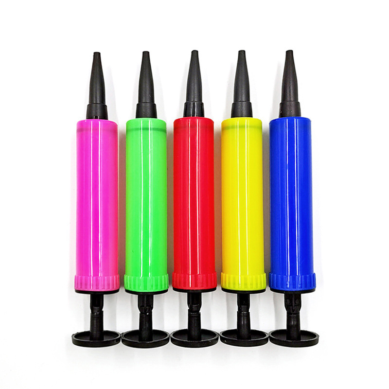 Bơm bóng bay mini cầm tay đẩy bơm khí bóng số trang trí tiệc L0654