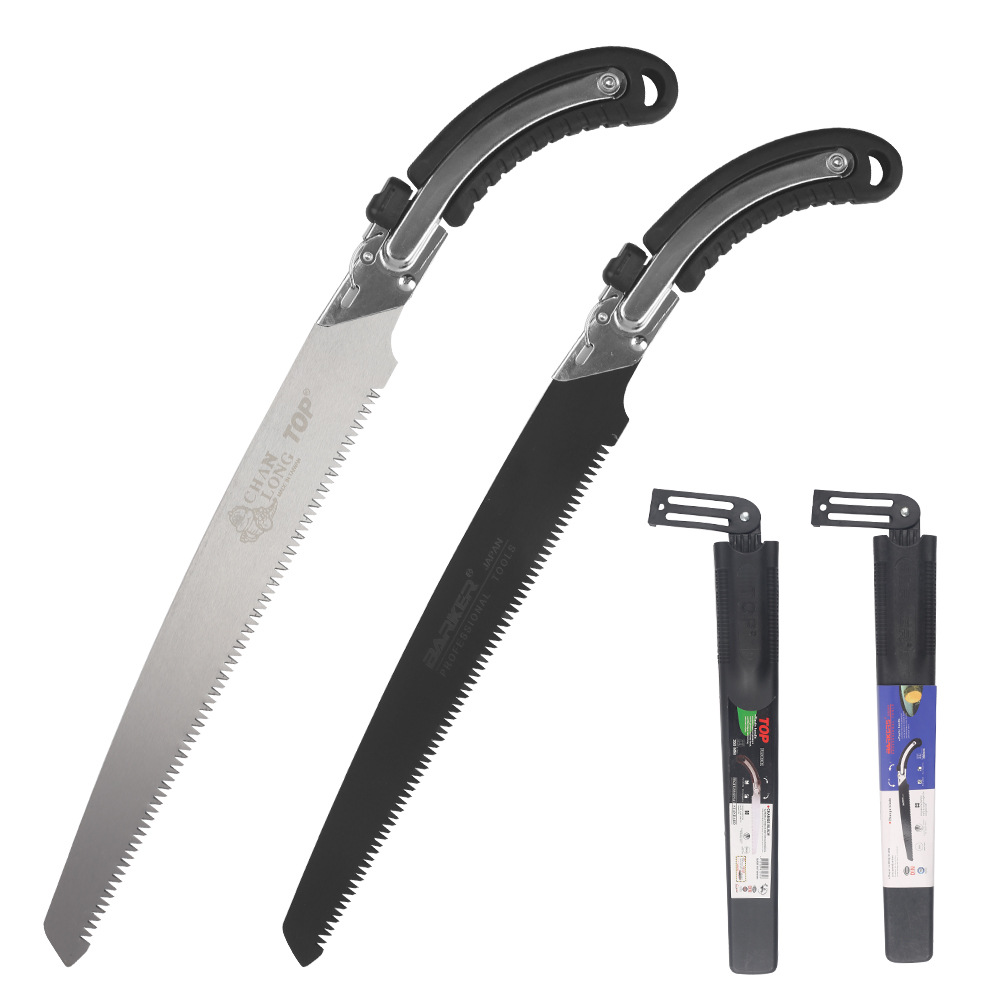Cưa tay gấp gọn lưỡi 35cm, cưa cành cây đa năng có khóa an toàn kèm vỏ đựng T1422