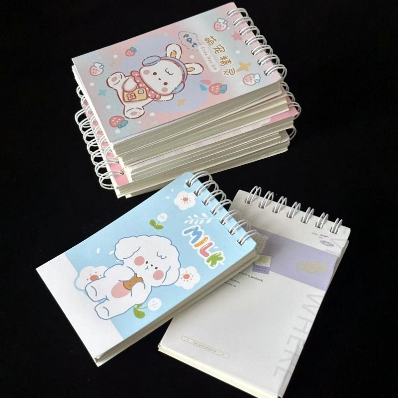 Sổ tay bỏ túi hoạt hình, Sổ tay bỏ túi di động mang theo, Sổ ghi nhớ ghi chép sô liệu L2024