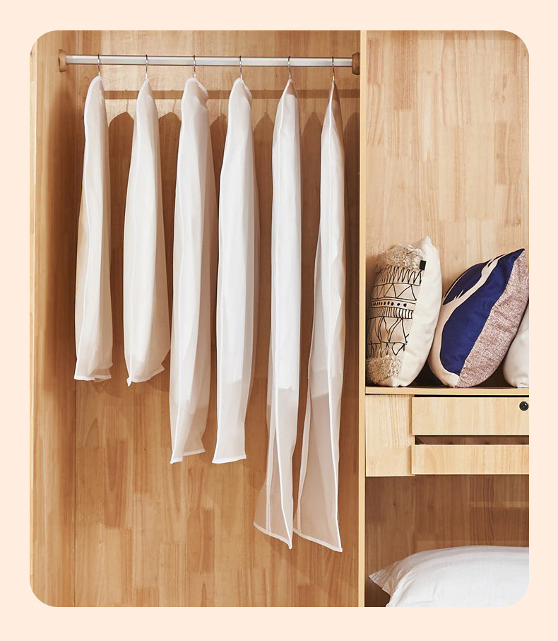 Túi bọc treo quần áo trong suốt chống bụi túi đựng bảo vệ quần áo chống thấm ướt côn trùngL0733