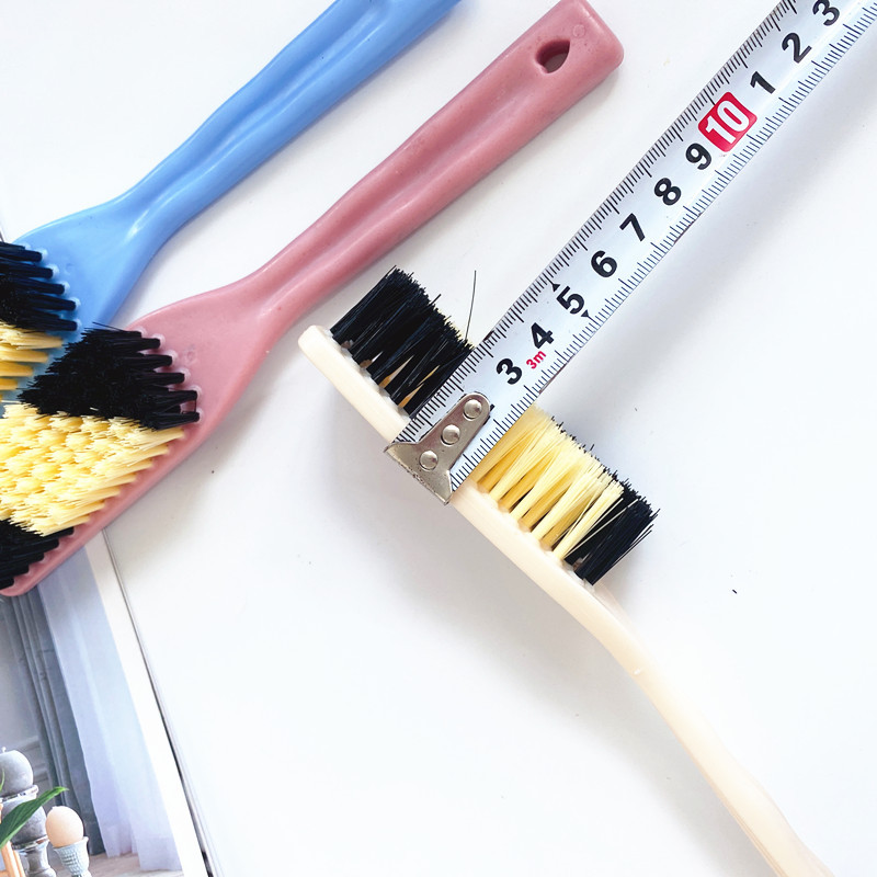 Bàn chải đánh giày cán dài hai tông màu, bàn chải đánh giày cán nhiều màu L2022