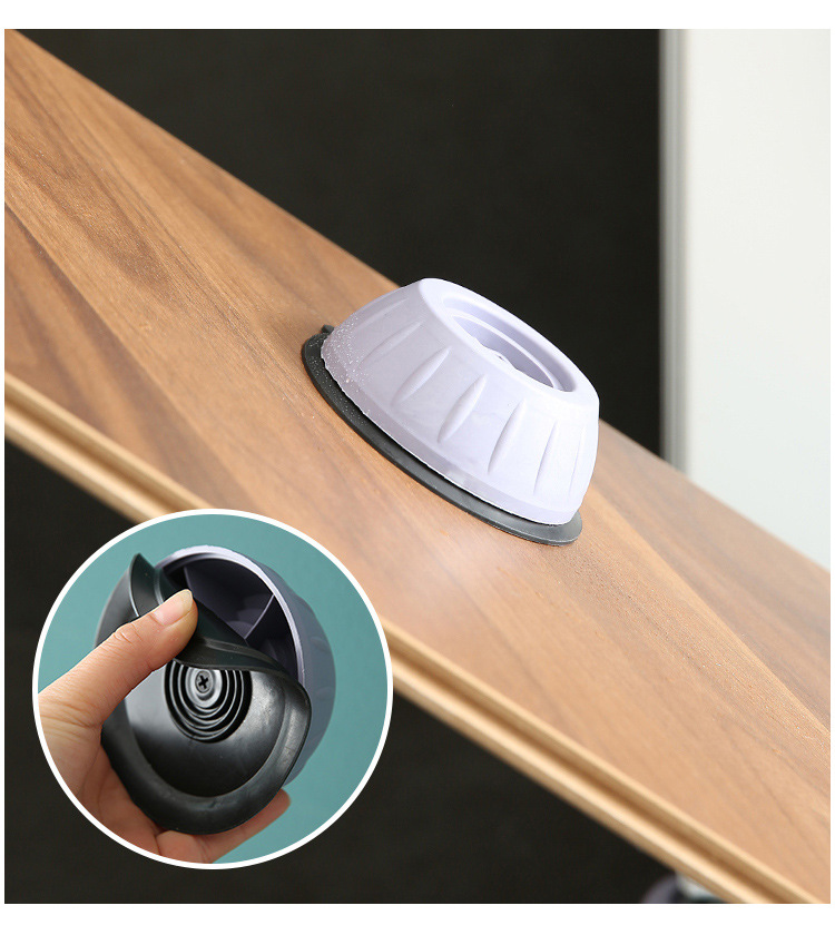 Bộ 4 Miếng đệm chân máy giặt chống trượt và chống sốc, đệm cao su cố định, đế tủ lạnh đa năng L0651