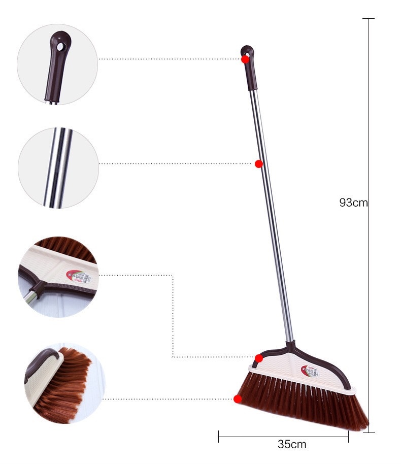Chổi Quét Nhà Lông Mềm Sợi Cước Vệ Sinh Quét Dọn Nhà Cửa Phòng Khách 94CM A0212