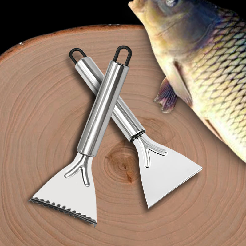 Dụng cụ cạo vảy cá bằng thép không gỉ dụng cụ cạo vảy cá thủ công tại nhà A1211