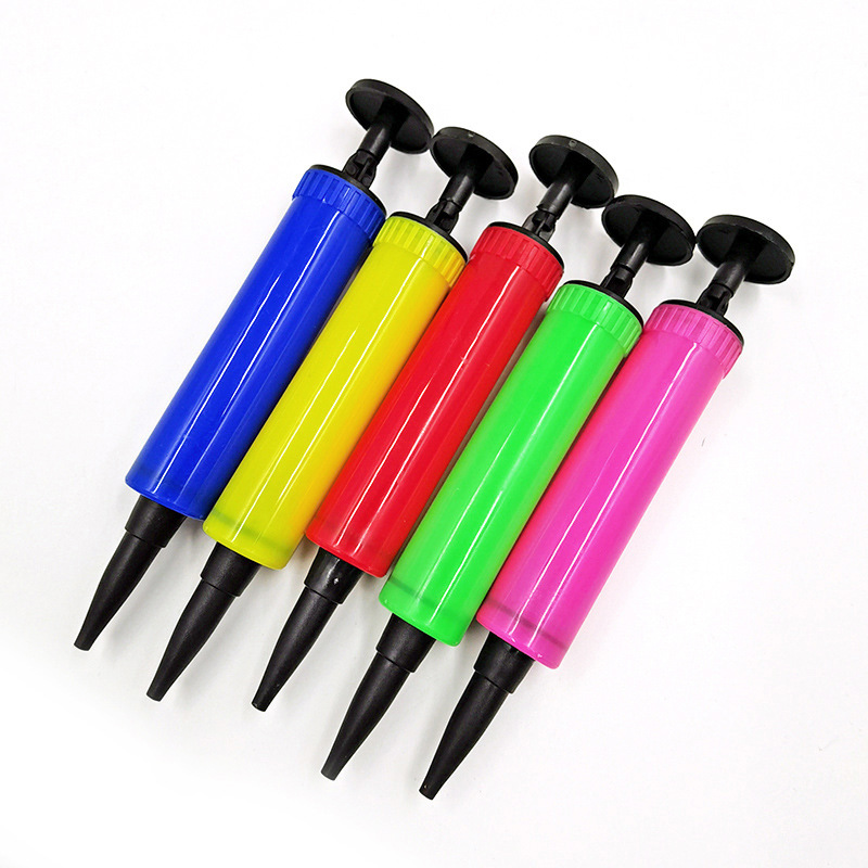 Bơm bóng bay mini cầm tay đẩy bơm khí bóng số trang trí tiệc L0654