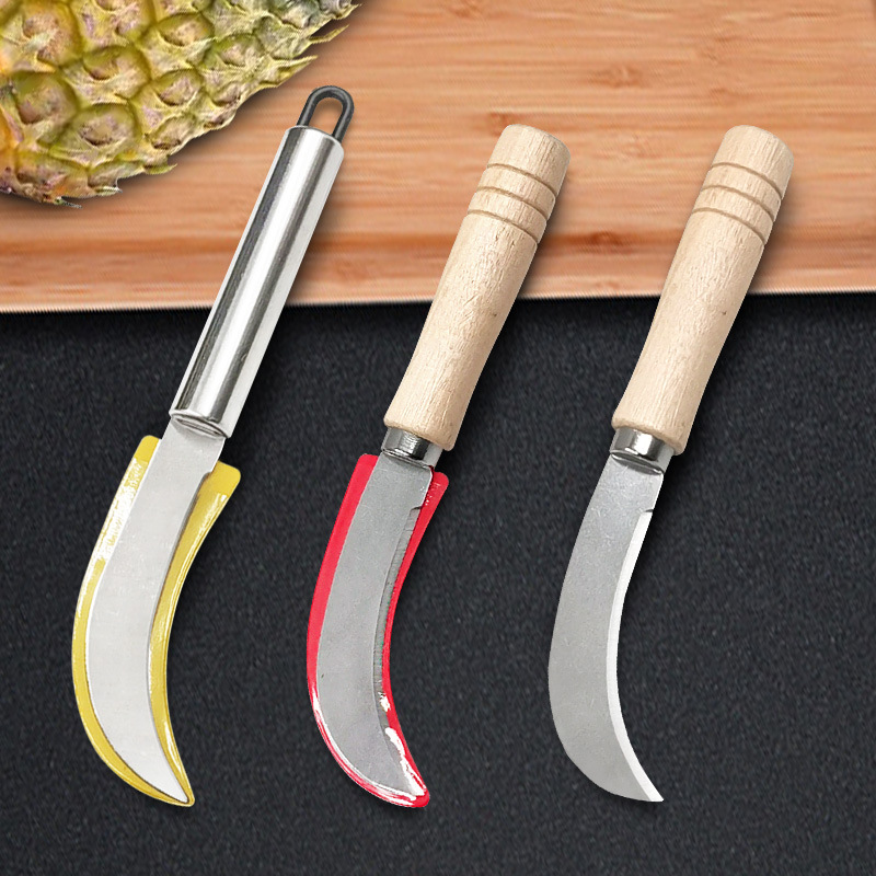 Dao rựa nhỏ bằng thép không gỉ, dao cắt chuối cắt rau củ, dao cắt dứa cắt trái cây, cắt mít, cắt hẹ A0511