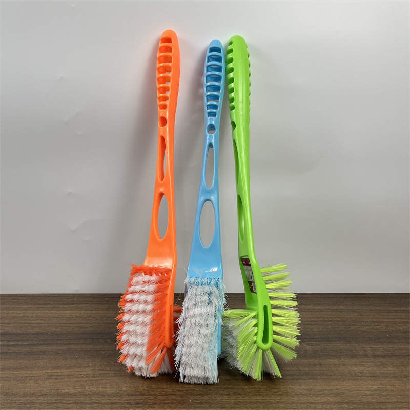 Cọ Toilet Cán Dài 2 Đầu Mã Mới, Bàn Chà Vệ Sinh Bồn Cầu 48CM Loại Tốt A0231