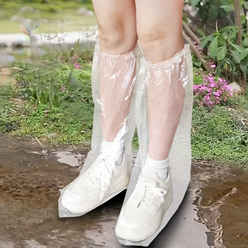 Ủng đi mưa dùng một lần Bao giày chống thấm nước chống trượt ngày mưa cho người lớn và trẻ em A1862/A1863