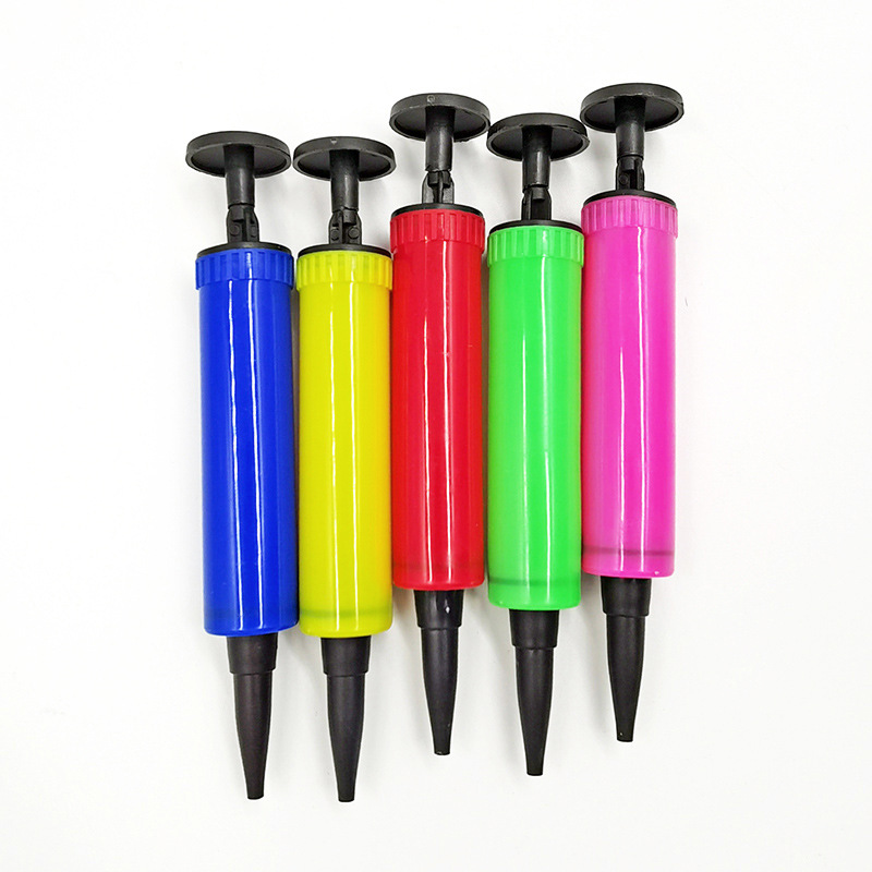 Bơm bóng bay mini cầm tay đẩy bơm khí bóng số trang trí tiệc L0654