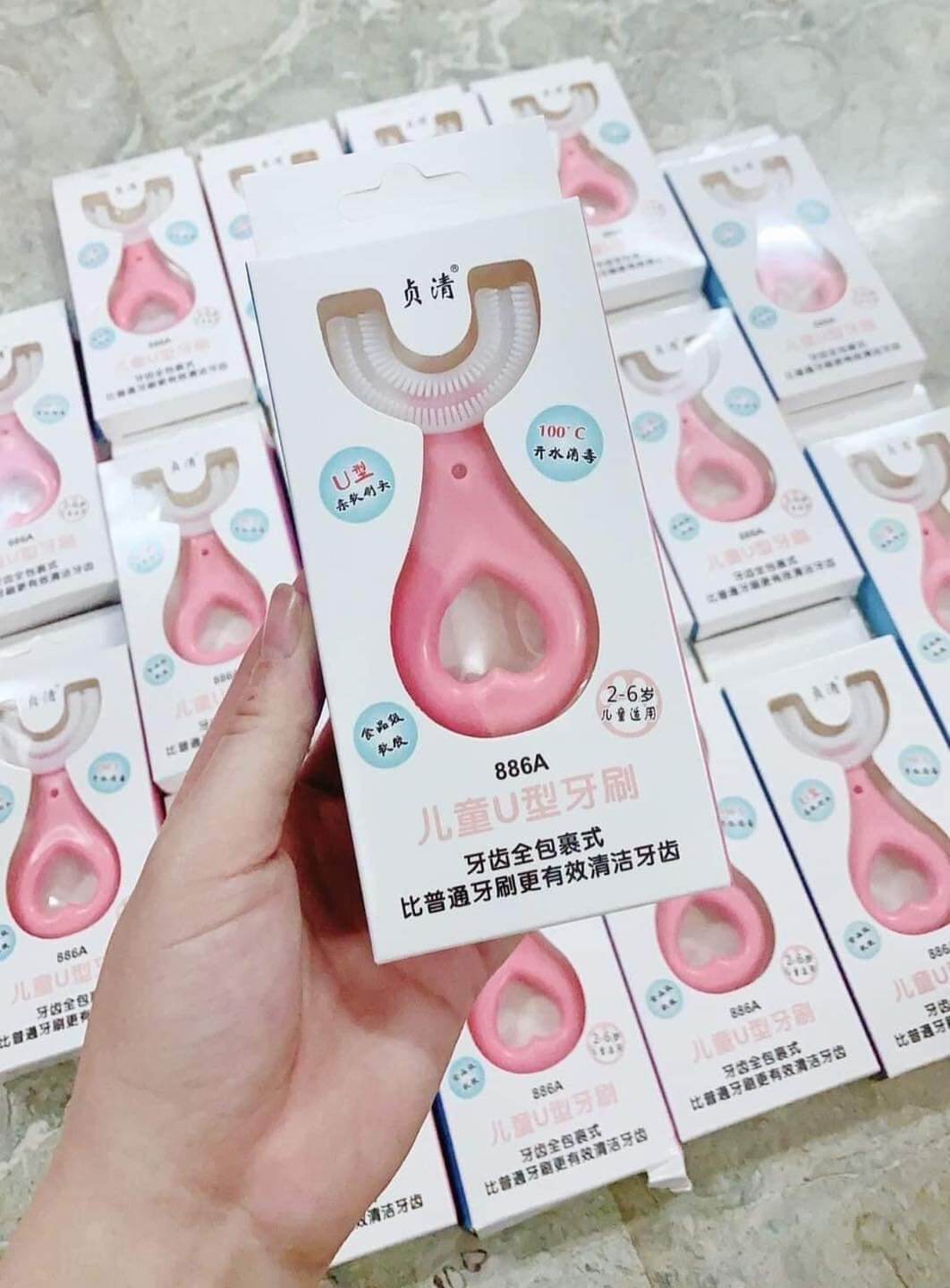 Bàn Chải Đánh Răng Chữ U Cho Bé Tập Thói Quen Đánh Răng A2152