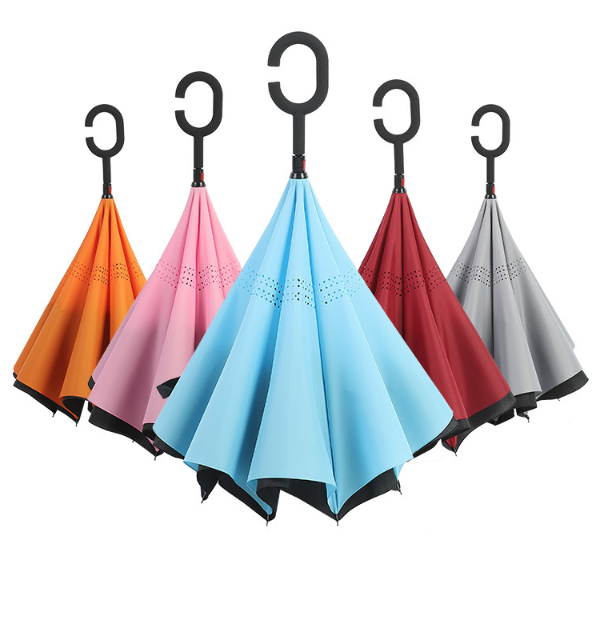 Ô Dù Gấp Ngược Đi Ô Tô Kiểu Nhật Che Nắng Mưa 2 Lớp 110CM A0152