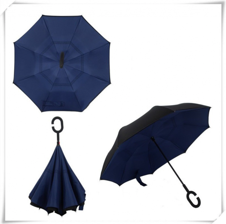Ô Dù Gấp Ngược Đi Ô Tô Kiểu Nhật Che Nắng Mưa 2 Lớp 110CM A0152